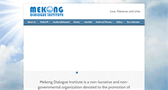 Desktop Screenshot of mekongdialogue.org
