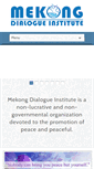 Mobile Screenshot of mekongdialogue.org
