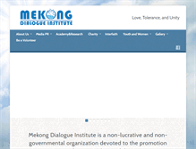 Tablet Screenshot of mekongdialogue.org